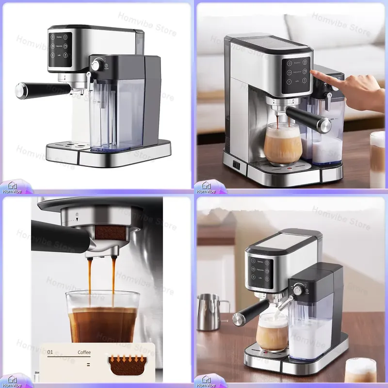 Home Bar And Coffee - Máquina de Café Espresso em Aço