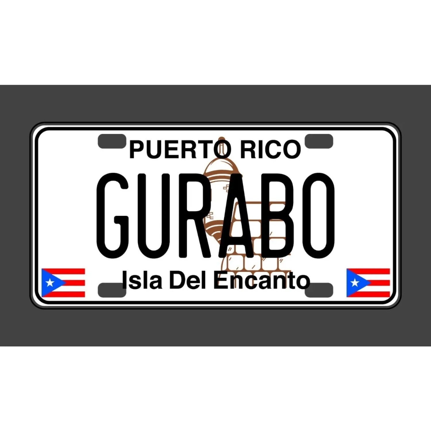 Home Bar Signs - Placa de Alumínio Vintage Porto Rico