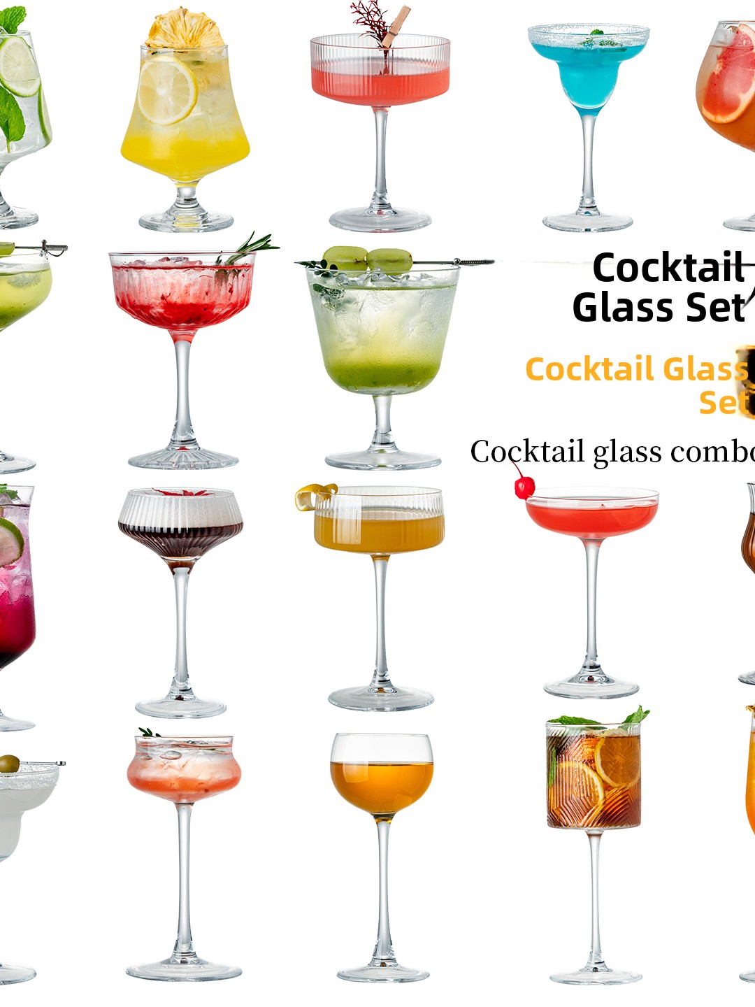 Highball Glass Set - Conjunto Premium de Copos de Cristal