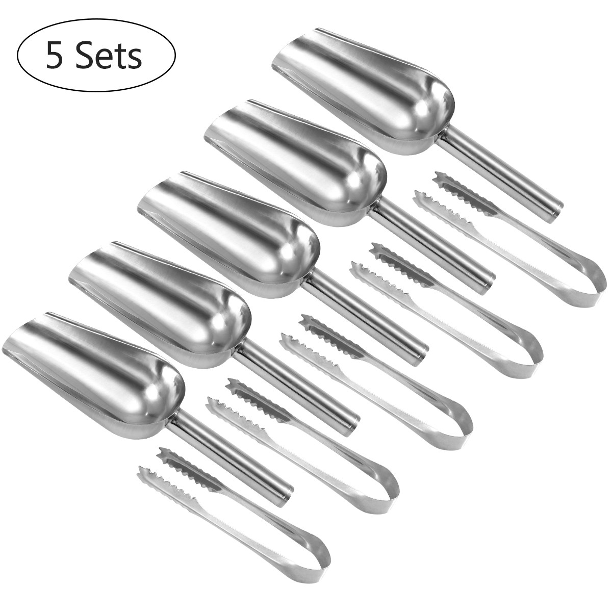Conjunto de 5 Peças de Colher  - Home Bar Set avaliação e preço