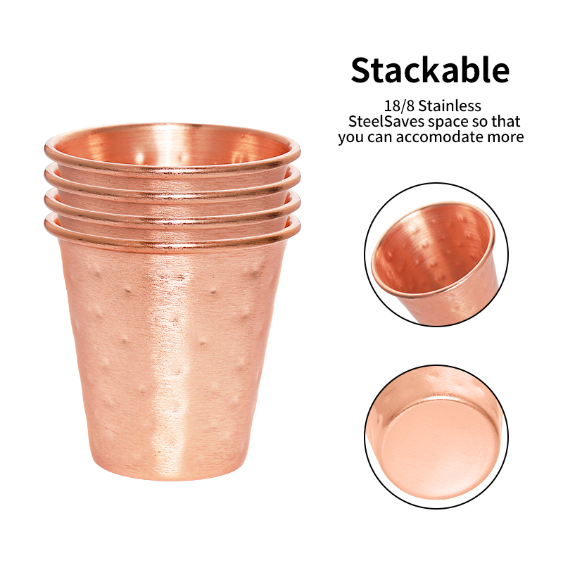 Conjunto de 4/6 copos de cerve - Mule Copper Mug avaliação e preço