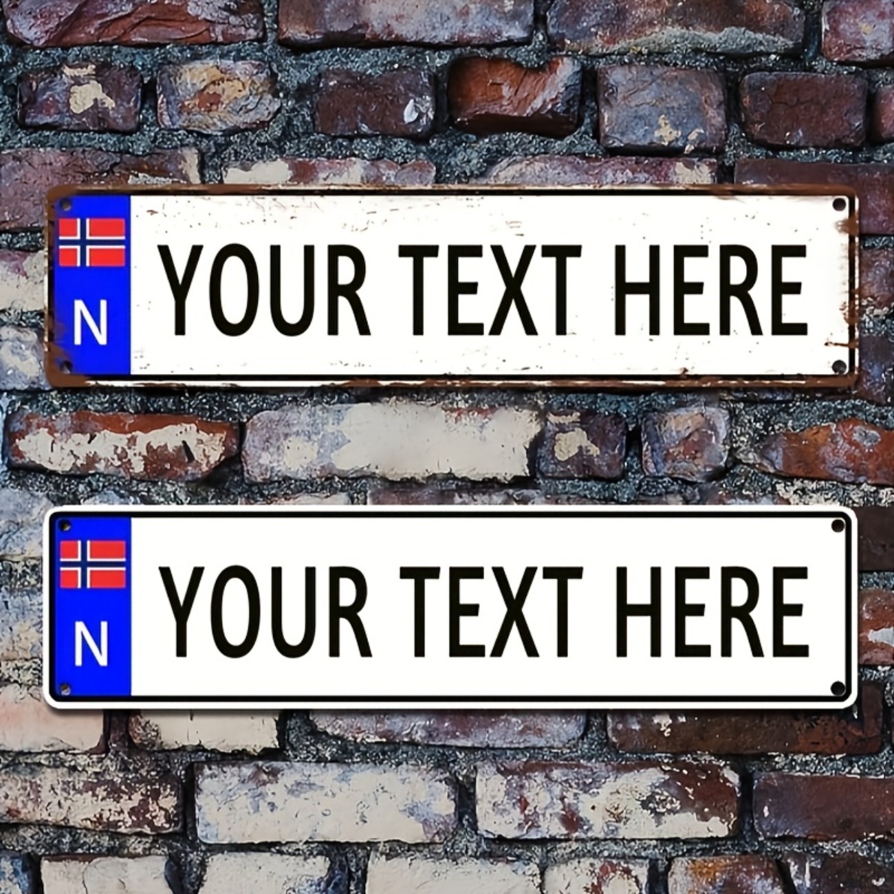 Sinal de metal vintage noruegu - Home Bar Signs avaliação e preço