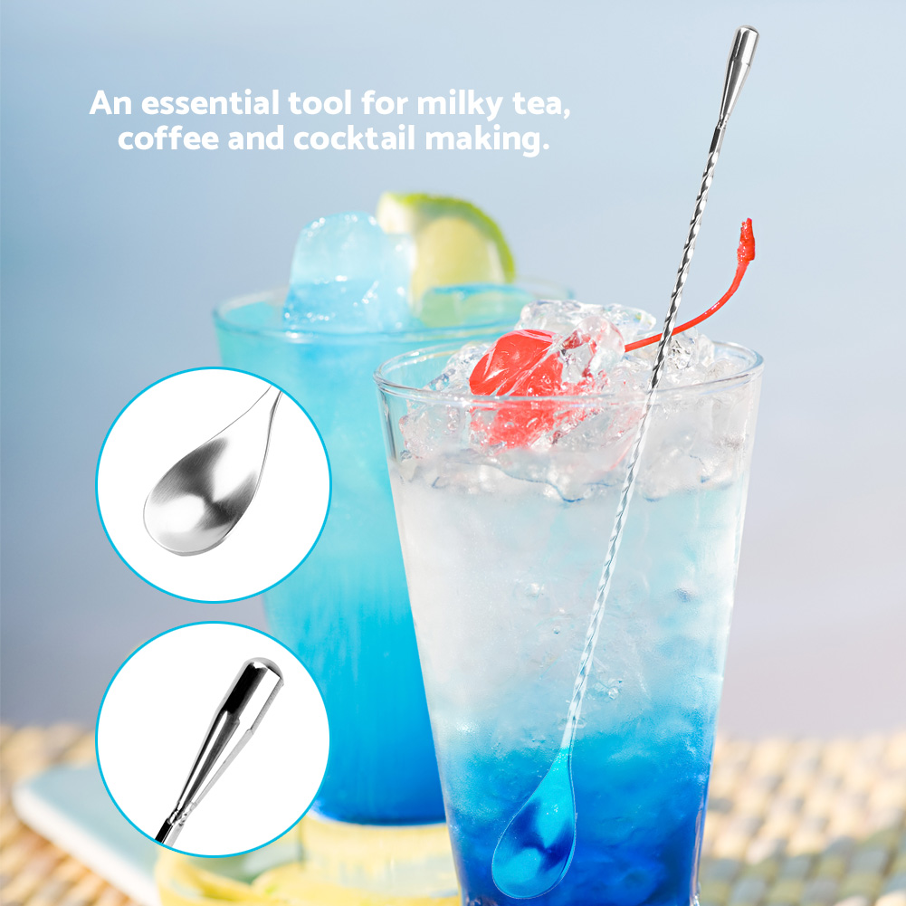Colher Longa de Aço Inoxidável - Bar Spoon Twisted avaliação e preço