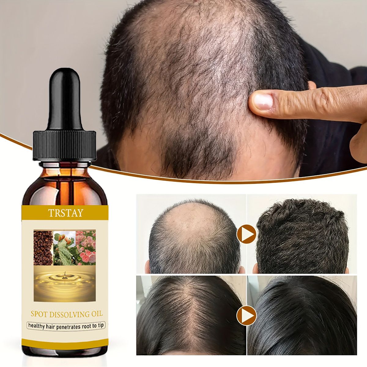 50ml óleo de crescimento de ba - Home Barber avaliação e preço