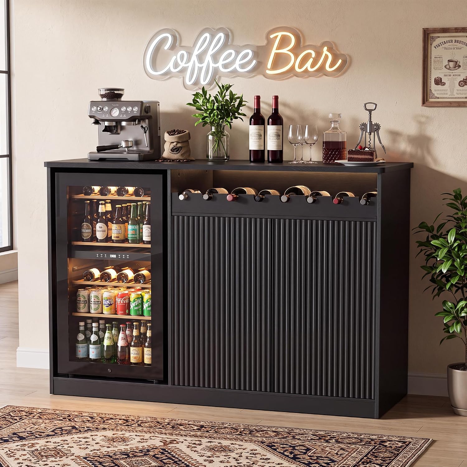 Armário de Café de 53 polegada - Home Bar And Fridge avaliação e preço