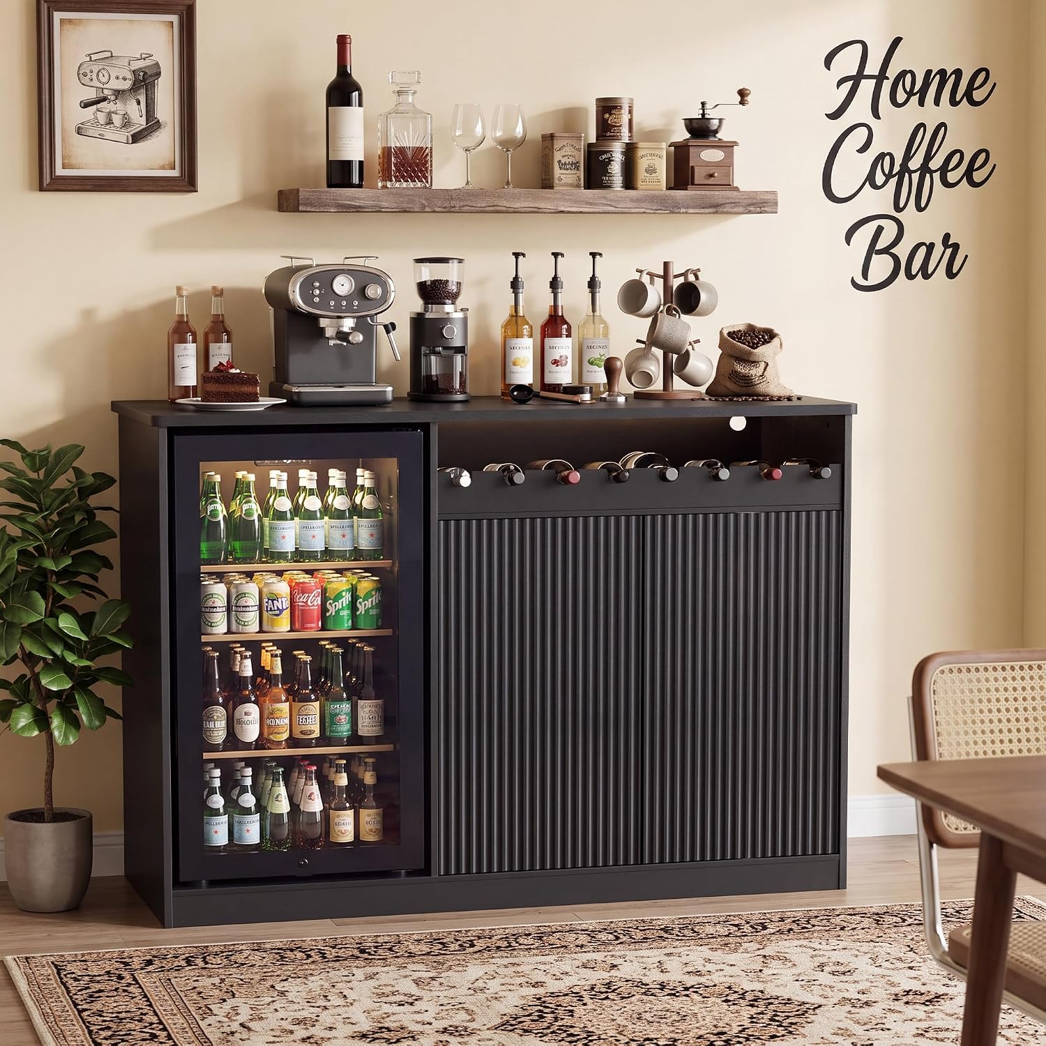 Armário de Café de 53 polegada - Home Bar And Fridge avaliação e preço