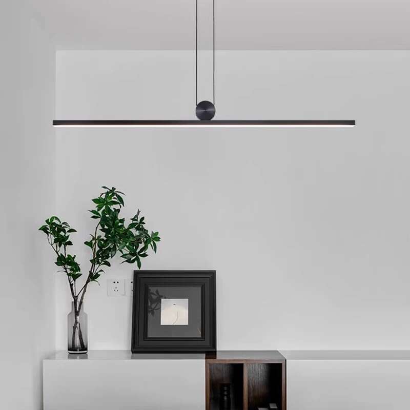 Preto led longo pingente luzes - Home Bar Word avaliação e preço