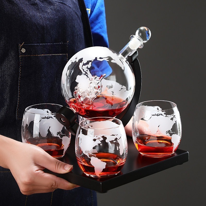 Conjunto de Decantador de Vinh - Home Bar Set avaliação e preço