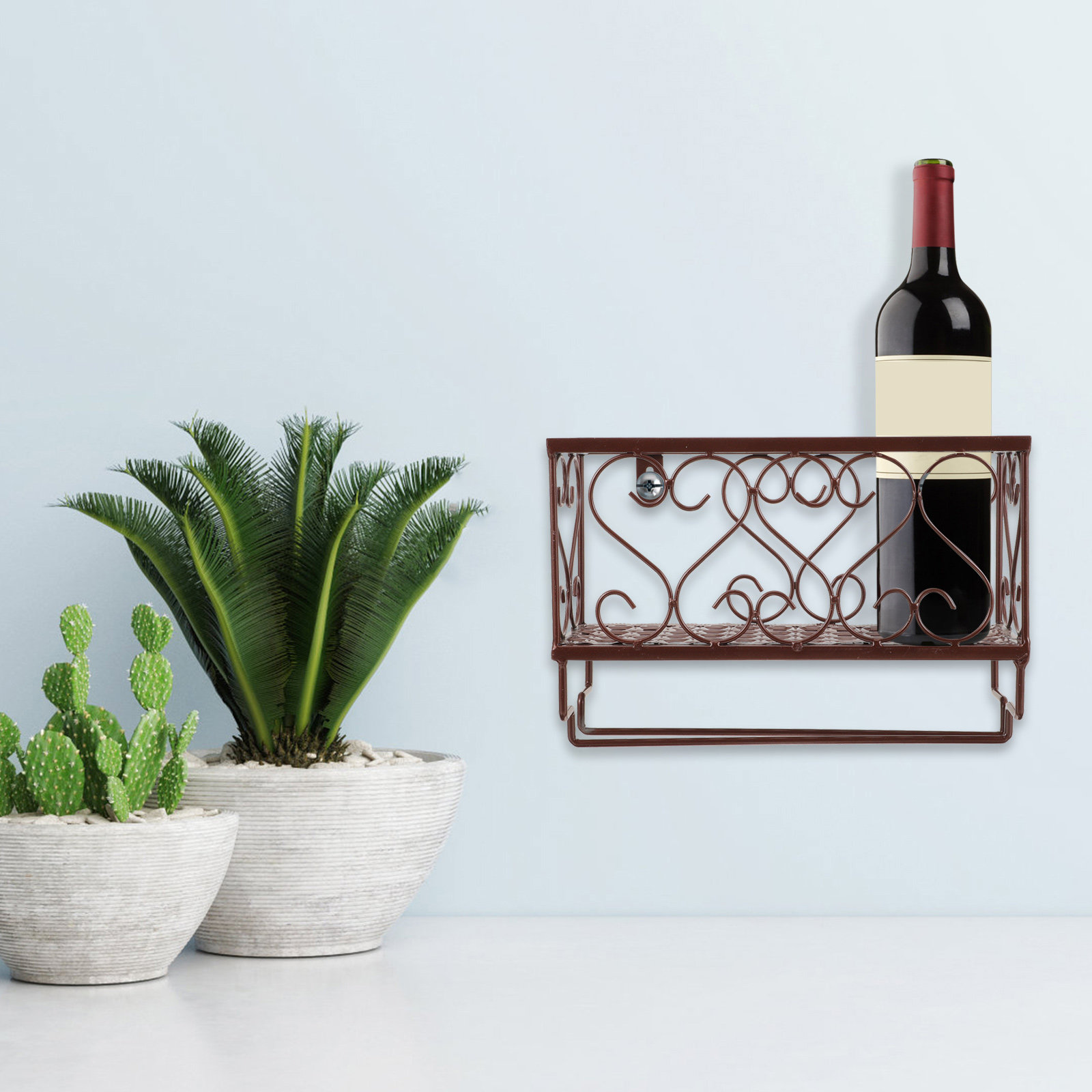 Suporte de Parede para Garrafa - Home Bar Shelf avaliação e preço